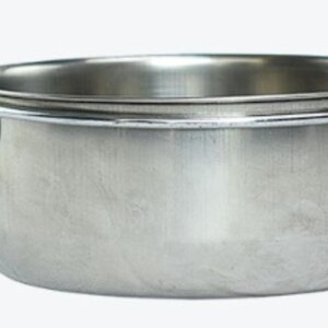 TAZA DE ACERO INOX. CON ABRAZADERA PARA JAULAS DE 30 OZ. SUNNY