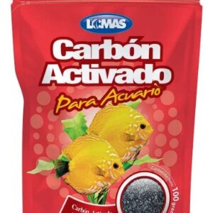 CARBON ACTIVADO PARA ACUARIO LOMAS 100 GR . SUNNY