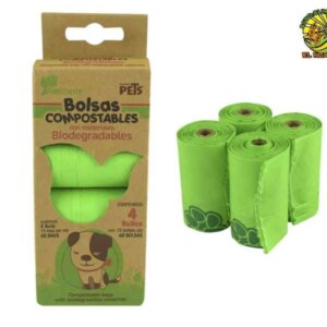 BOLSAS SANITARIAS BIODEGRADABLES PARA MASCOTA . SUNNY CAJA CON 8 ROLLOS