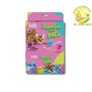 JUGUETE PARA GATO CON PLUMAS. FANCY PETS.