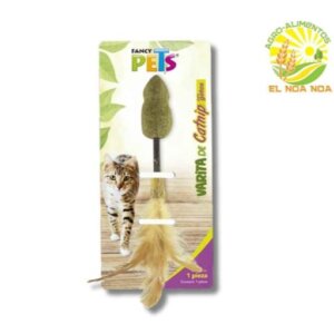 VARITA DE CATNIP RATON C/PLUMA