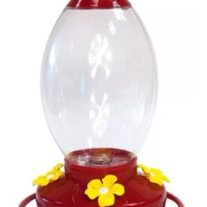 BEBEDERO PARA COLIBRI TRANSPARENTE DE 940ML REDKITE