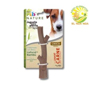 JUGUETE RAMA BAMBÚ PLUS SABOR CARNE CHICO. FANCY PETS
