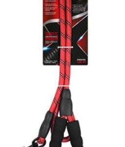 CORREA DE CUERDA PARA PERRO COLOR ROJO. FANCY