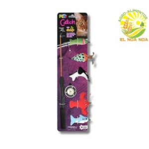 JUGUETE CAÑA DE PESCAR PARA GATO. FANCY PETS
