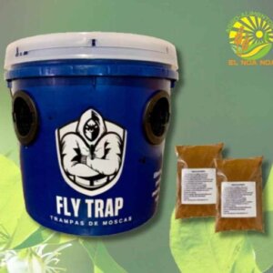 TRAMPA DE MOSCAS FLY TRAP CUBETA REUSABLE PARA GANADERIA CAP.100000 MOSCAS