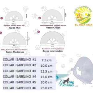 COLLAR ISABELINO EXTRA GRANDE DE POLIETILENO FLEXIBLE #7 GUEVARAS