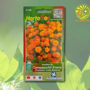 CEMPASUCHIL ENANO SEMILLA HORTAFLOR SOBRE DE 7GRS