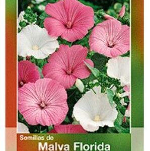 MALVA FLORIDA VARIADA SEMILLAS HORTAFLOR SOBRE DE 1.1GRS