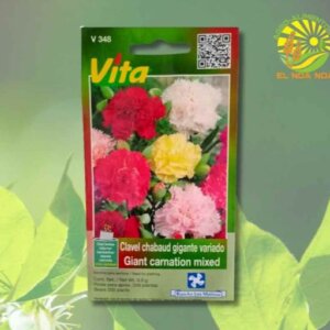 CLAVEL CHABAUD GIGANTE SEMILLA HORTAFLOR SOBRE DE 3GR