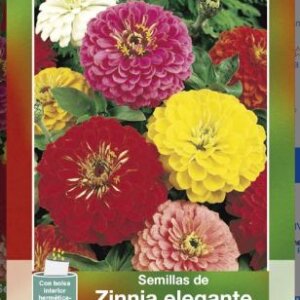 SEMILLA ZINNIA ELEGANTE DOBLE VARIADA