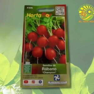 RABANO CHAMPION SEMILLA HORTAFLOR SOBRE DE 8 GRS
