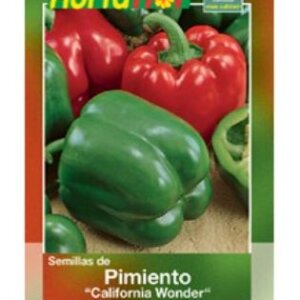 PIMIENTO CALIFORNIA WONDER SEMILLA HORTAFLOR SOBRE DE 2 GRS