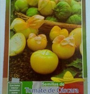 TOMATE DE CASCARA MANZANO SEMILLA HORTAFLOR SOBRE DE 5GR