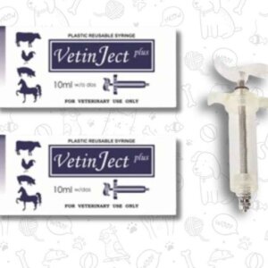 JERINGA NYLON VETIN-JECT DE 20ML REUTILIZABLE