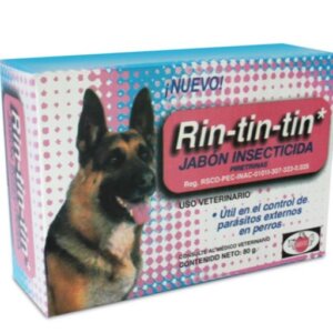 JABON RINTIN TIN ROSADO 80GRS* SASRNA-PIOJOS-PULGAS/ PERMETRINA