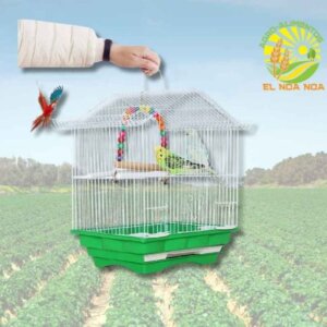 KIT DE 6 JAULAS PARA LORO TODAS LAS MEDIDAS BLANCA