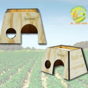CASA DE MADERA PARA ROEDORES CHICA