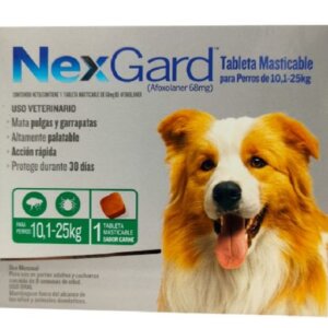 NEXGARD DE 10 A 25 KG GRANDE * TABLETA