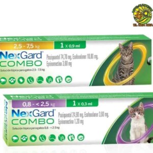 NEXGARD COMBO DE 0.8 A 2.5 KG PARA GATO CHICO