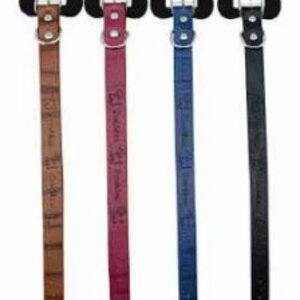 COLLAR TIPO PIEL COLORES SURTIDOS PETS SUNNY