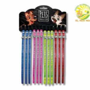 COLLAR DE CUERO SINTETICO VARIOS COLORES