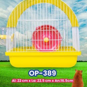 JAULA CRICCETA CASITA ECONOMICA EQUIPADA