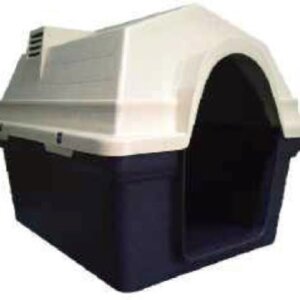 CASA PARA MASCOTAS CON CHIMENEA DE VENTILACION MEDIANA