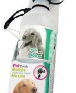 BOTELLA DE BEBIDA PARA MASCOTAS BOQUILLA DE ACERO INOXIDABLE