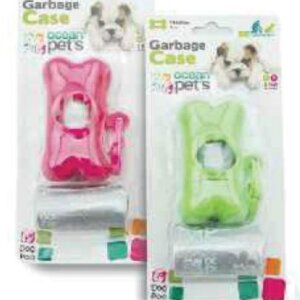 ESTUCHE DE PLASTICO PARA RECOLECCION DE HECES DE MASCOTAS 2 ROLLOS