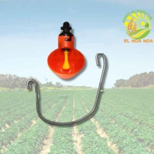 GANCHO REDONDO P/CANAL COMEDERO PVC.