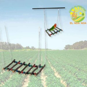 PUENTE COLUMPIO DE MADERA PARA AVEZ  MULTICOLOR COLGANTE ML