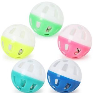 PELOTAS CON CASCABEL . PZA *CAT TOY*