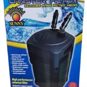 FILTRO DE CANASTILLA PRESURIZADO SUNNY 1550 L/HR (INCLUYE FIBRA, ESPONJA, CERAMICA Y CARBON)