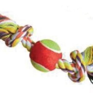 HUESO DE HILO CON PELOTA DE TENNIS DOGGY 14´ IMPORTADO