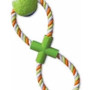JUGUETE DE CUERDA 11´ DOGGY TIPO 8  C/1 PELOTA