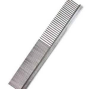 PEINE METALICO DOBLE IMPORTADO DOGGY 15X2CM