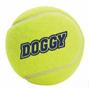 PELOTA TENNIS EXTRA GRANDE 5´ DOGGY SIN SONIDO 1PZA IMPORTADA