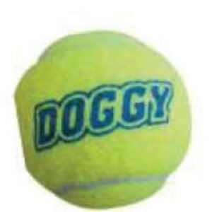 PELOTA TENNIS 2´ DOGGY CHICA SIN SONIDO SET CON 3 PELOTAS IMPORTADA