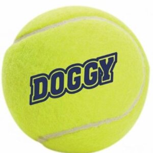 PELOTA TENNIS MEDIANA 2.5´ DOGGY CON SONIDO SET CON 3 PELOTAS IMPORTADA