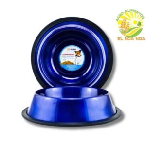 COMEDERO ACERO INO. 16 ON AZUL MAR MARCA SUNNY