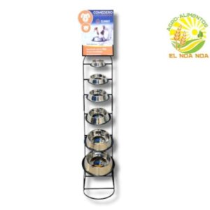 EXHIBIDOR PARA COMEDERO DE ACERO INOXIDABLE