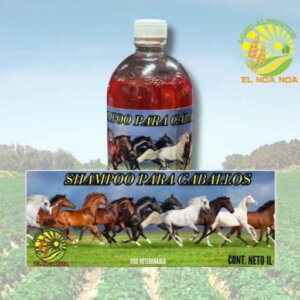 SHAMPOO PARA CABALLO  MQ EL NOA NOA BIDON DE 5 LITROS AROMA CEREZA O MORA