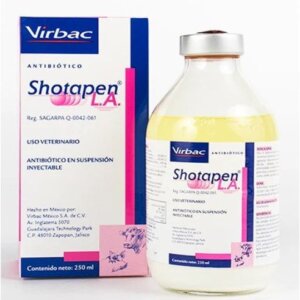 SHOTAPEN L.A DE 100ML SUSPENSION INYECTABLE ANTIBIOTICO VIRBAC