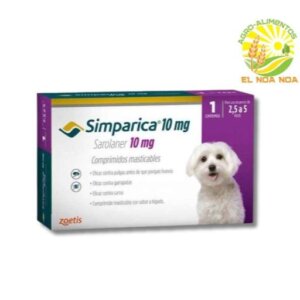 SIMPARICA 2.5 - 5 KG TABLETA 10MG * PZA MORADO 1 TAB