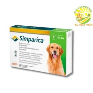 SIMPARICA 20 - 40 KG TABLETA 80MG * PZA VERDE