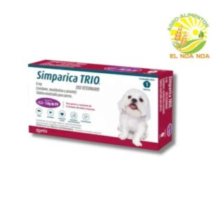 SIMPARICA TRIO 2.5-5 KGS MORADO  TABLETA DE 6MG