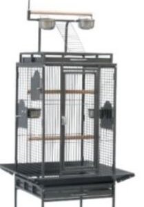 JAULA IMPORTADA PARA LOROS MEDIANOS Y GRANDES MONTE VERDE   46X46X192CM