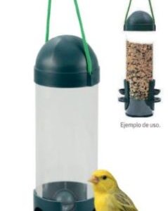 DISPENSADOR DE ALIMENTO PARA AVES MONTE VERDE 650ML IDEAL PARA EXTERIORES