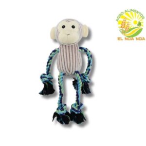 FLUFFY CHUMS PELUCHE CHANGO, CUERDA CON SONIDO SHARPAW MEDIDA 36CM